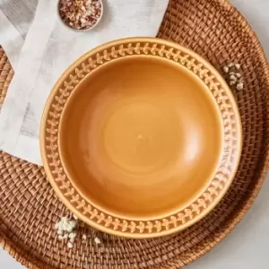 Image of Portmeirion Botanic Garden Harmony Pasta Bowl Set of 4 Amber