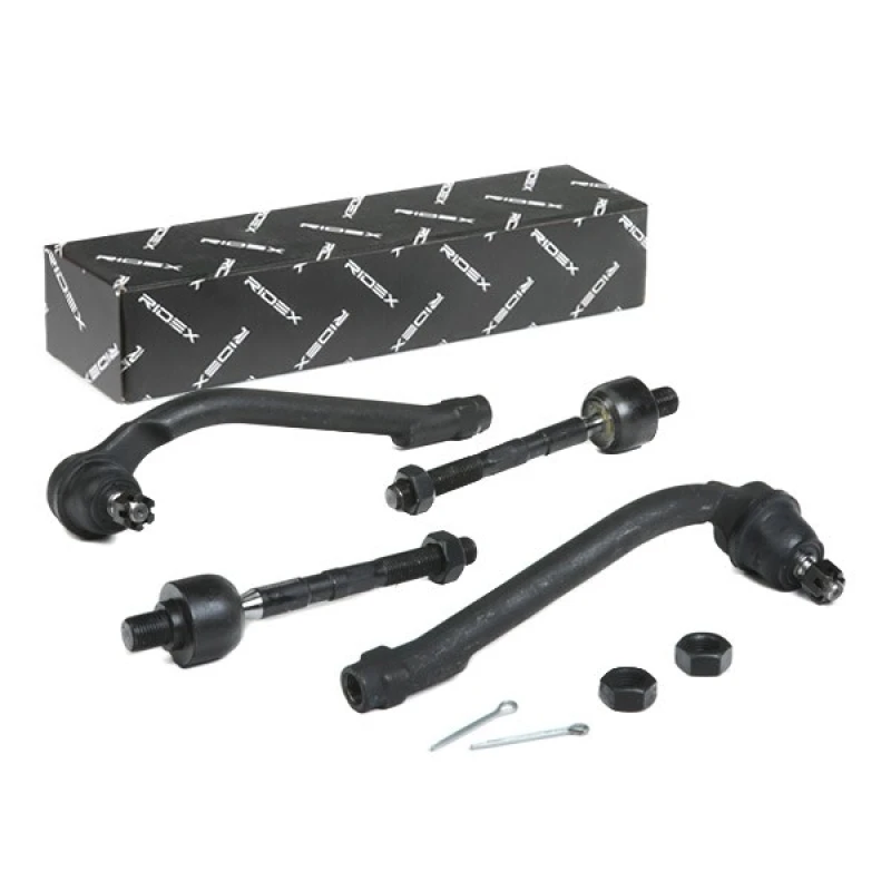 Image of RIDEX 770T0081 Repair Kit, tie rod with axle joint, Front Axle Right Repair Kit,tie rod (770)
