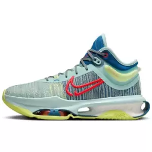 image of nike AIR ZOOM G.T. JUMP 2 ALPHA WAVE, MICA GREEN/Bright CRIMSON-JADE ICE