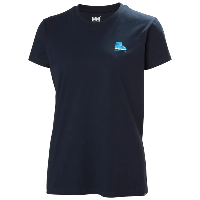 Image of Helly Hansen Womens T-Shirt Helly Hansen Massif Graphic Bleu Female M