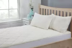 Image of BHS Home Teddy Bear Fleece Deep Mattress Protector - King