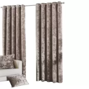 Image of Riva Paoletti Verona Eyelet Curtains (46 x 54in) (Oyster)