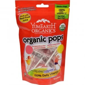 Image of Yummy Earth Organic Lollipops Assorted Flavors - 3 oz