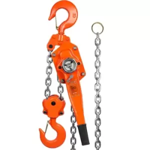 Image of Manual Lever Chain Hoist, 6 Ton 13200 lbs Capacity 10ft Come Along, G80 Galvanized Carbon Steel with Weston Double-Pawl Brake, Auto Chain Leading &
