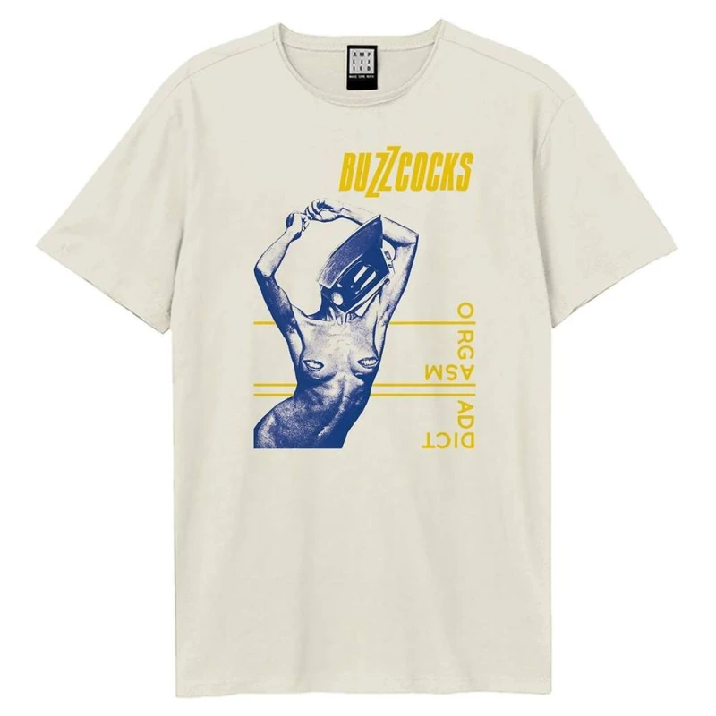 Image of Amplified Mens Buzzcocks Orgasmatic T-Shirt in Off-White Size: XS Off-White Male XS