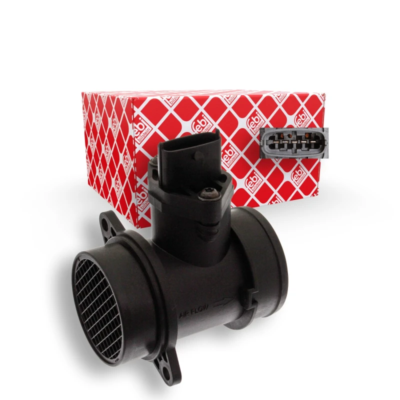 Image of FEBI BILSTEIN 100672 Mass air flow sensor with housing Air Mass Sensor (3926)