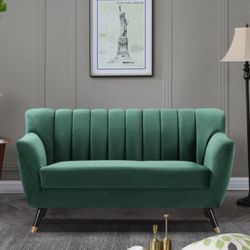 Image of Artemis Home Morgan 2 Seat Sofa in Green Green Unisex