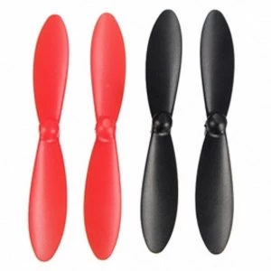 Image of Hubsan X4 Mini Quadcopter Propellors (Black/Red)