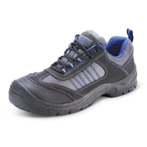 Image of Click Footwear Mesh Active Trainers Size 10 BlackBlue Ref CF1710 Up to
