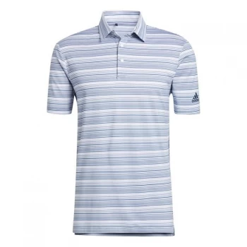 Image of adidas Heather Snap Polo Shirt Mens - Crew Navy