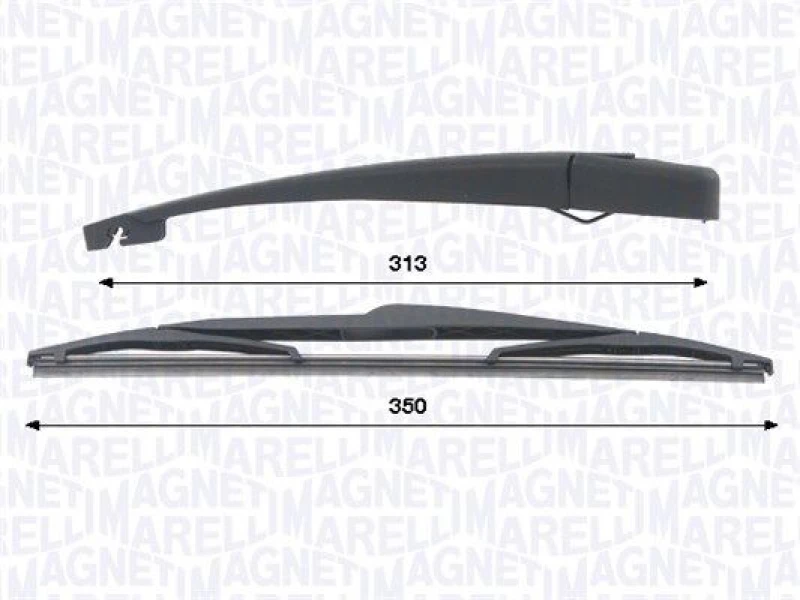 Image of MAGNETI MARELLI Wiper arm set MAGNETI MARELLI 000723180441