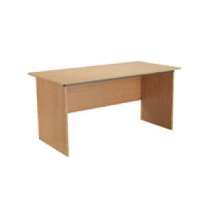 image of Jemini Intro Bavarian Beech Panel End Desk 1500mm KF73662