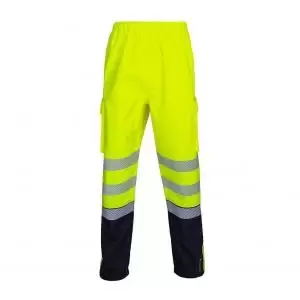 Image of Beeswift DELTIC HI-VIS OVERTROUSER TWO-TONE Saturn Yellow N 3XL