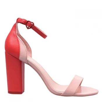 Image of Aldo Bellla Ladies Heeled Sandals - Red