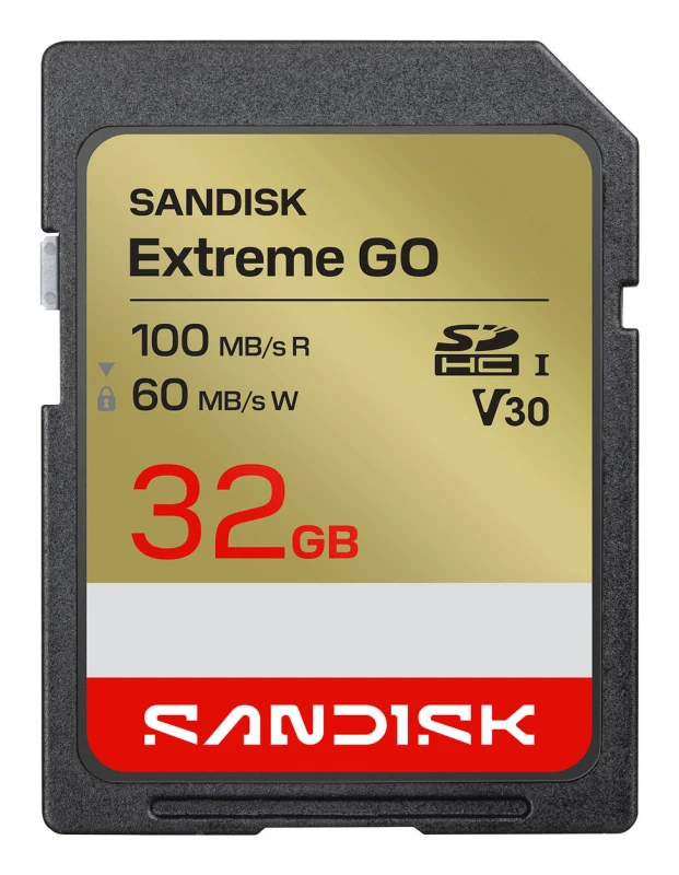 Image of SanDisk Extreme GO 32GB SDHC UHS-I