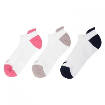 Image of Callaway 3 Pack Low Socks Ladies - White