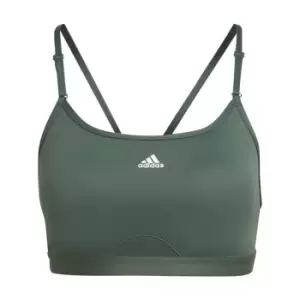 Image of adidas Low Support Adjustable Bra - Green