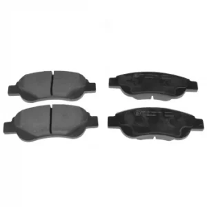 Image of Brake Pad set ADT342155 by Blue Print Front Axle