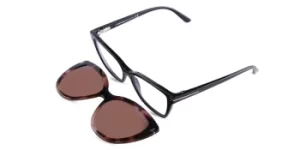 Tom Ford Eyeglasses FT5641-B Blue-Light Block with Clip-On 001