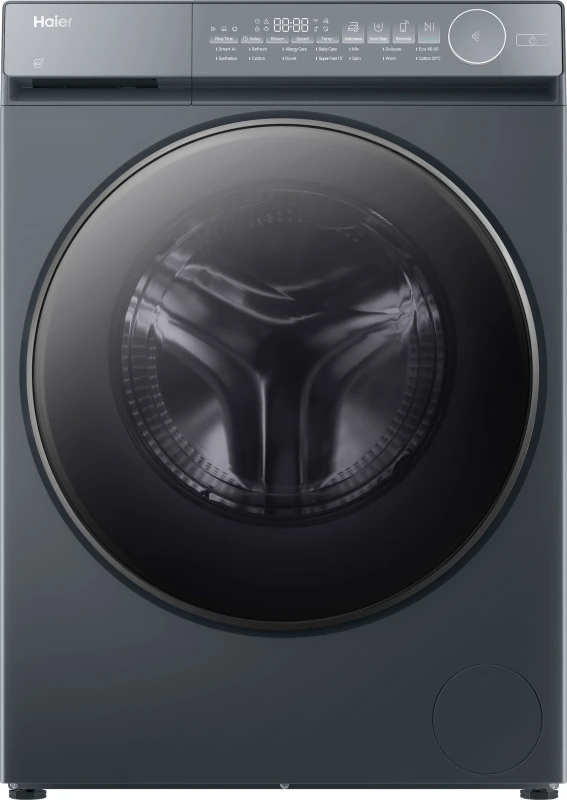 Image of Haier X Series 7 HW120-B14367GUUK 12kg WiFi Connected Washing Machine with 1400 rpm - Graphite - A Rated