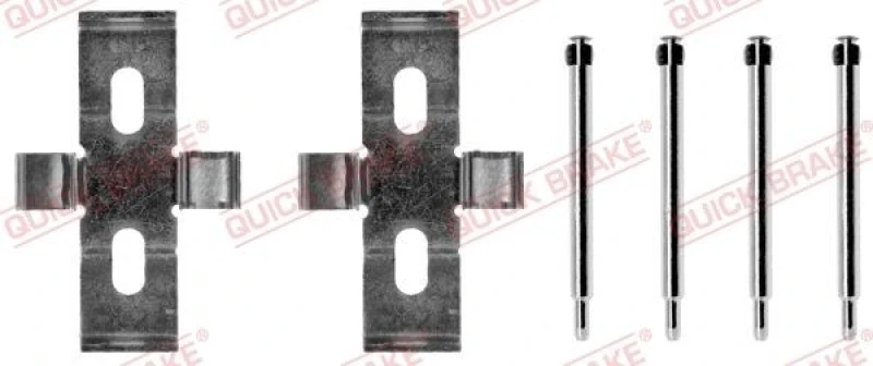 Image of QUICK BRAKE Brake pad fitting kit QUICK BRAKE 109-1009