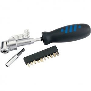 image of Draper 10 Piece Angle Screwdriver and Bit Set