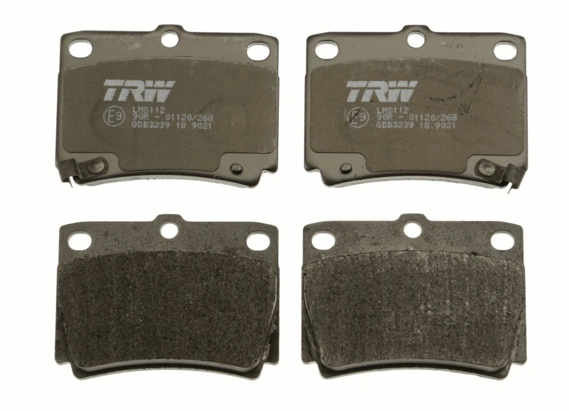 Image of TRW GDB3239 Brake pad set with acoustic wear warning Brake Pad Set,disc brake (402)