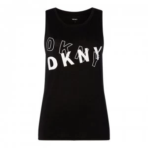 Image of DKNY Side Panel Vest - 007 BLKPPRT