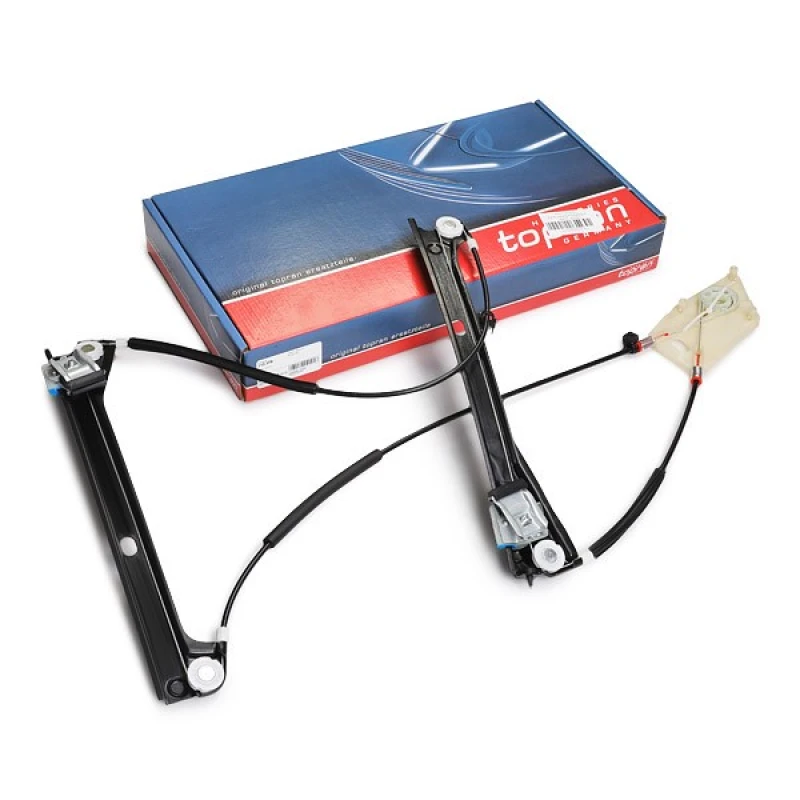 Image of TOPRAN 115 379 Window regulator Left Front, for right-hand drive vehicles, Operating Mode: Electric, without electric motor Window Winder (1561)