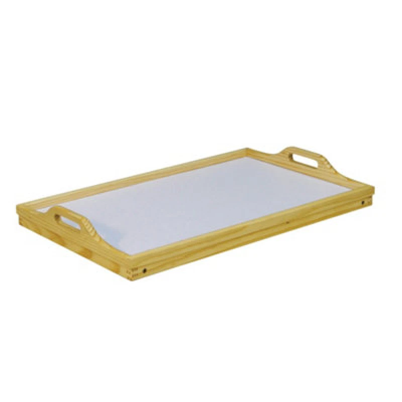 Image of Loops Folding Adjustable Wooden Bed Tray - Easy to Clean - Angle Adjusting Lap Tray Multi