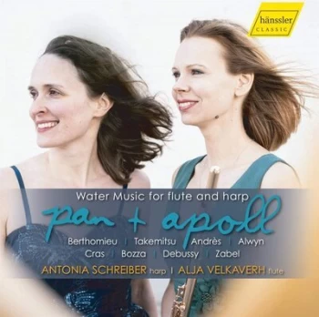 Image of Pan & Apoll Water Music for Flute and Harp by Antonia Schreiber CD Album