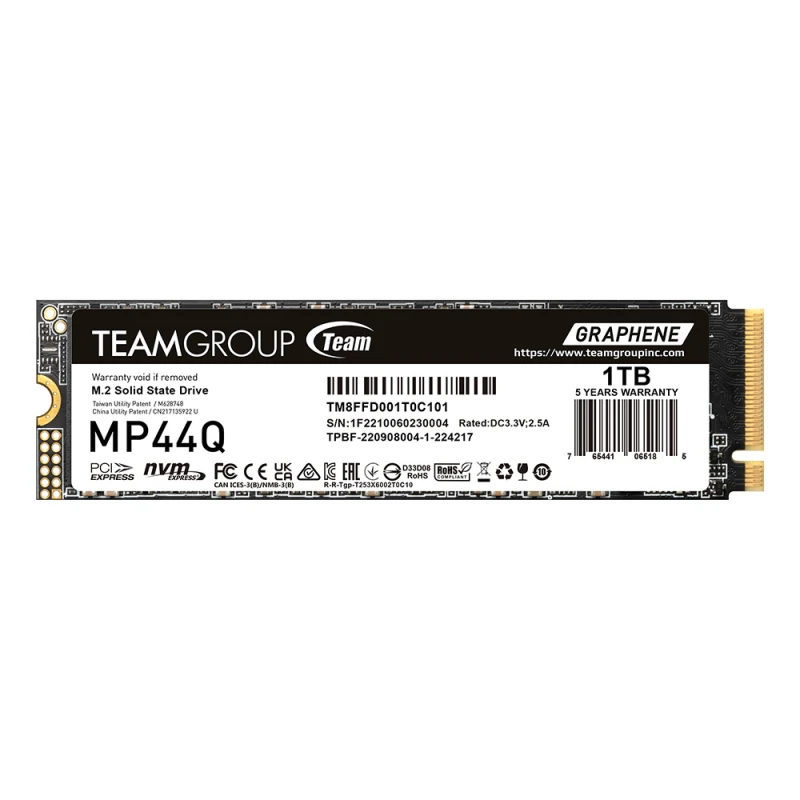 Image of Team Group MP44Q 2 TB M.2 PCI Express 4.0 NVMe QLC 3D NAND