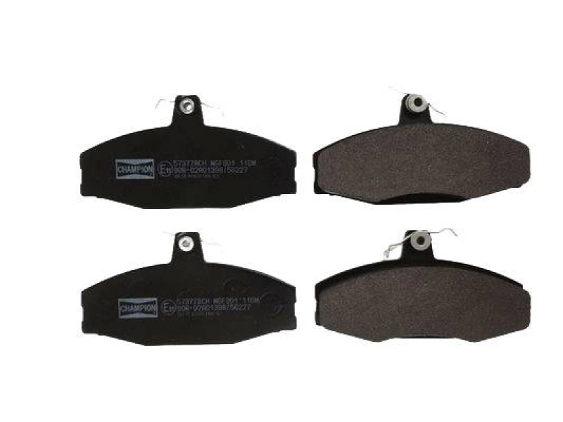 Image of CHAMPION 573778CH Brake pad set not prepared for wear warning indicator Brake Pad Set,disc brake (402)