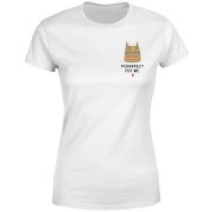 Image of Purrrfect Fur Me Womens T-Shirt - White - 3XL