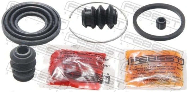 Image of FEBEST 0475-DJR Brake Caliper Repair Kit Rear Axle Repair Kit,brake caliper (405)