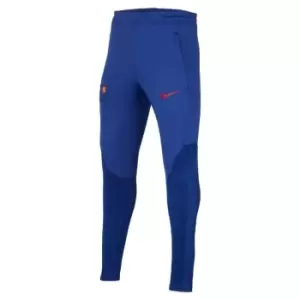 Image of Nike FC Barcelona Dri-FIT Football Tracksuit Bottoms Junior Boys - Blue