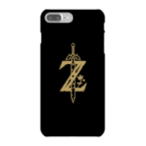 image of Nintendo The Legend Of Zelda Master Sword Phone Case - iPhone 7 Plus - Snap Case - Matte