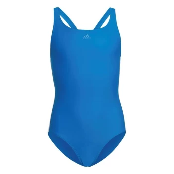 Image of adidas Athly V 3-Stripes Swimsuit Kids - High Blue / White
