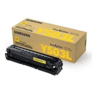 Image of Samsung CLT-Y503L Yellow Laser Toner Ink Cartridge