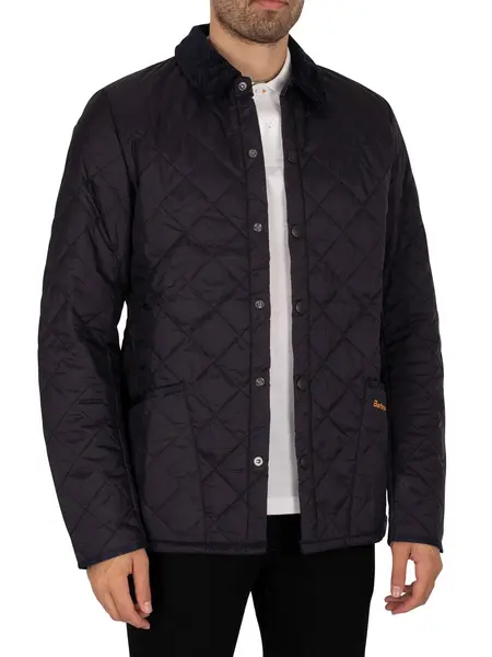 Image of Barbour Heritage Liddesdale Quilt Jacket Navy XXL