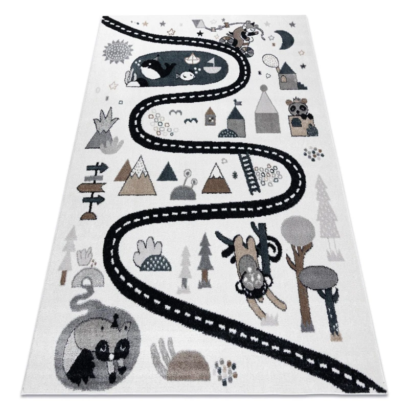 Image of RugsX Fun Rug in Yellow Size: 160cm x 220cm Yellow Unisex 160cm x 220 cm
