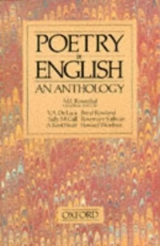 Image of Poetry in English by M. L. Rosenthal Book