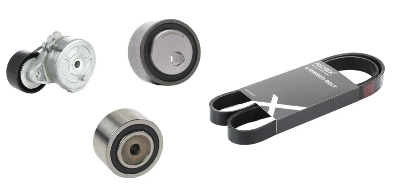 Image of RIDEX 542R0862 V-ribbed belt set V-Ribbed Belt Set (542)