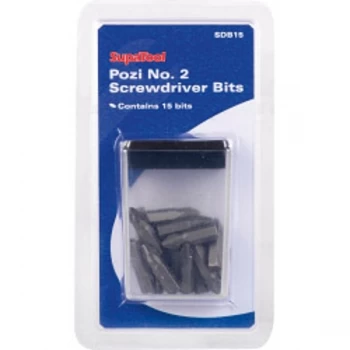 Image of SupaTool Pozi No. 2 Screwdriver Bits