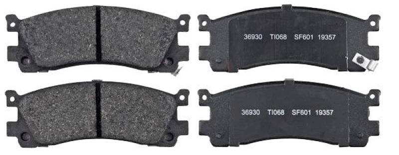 Image of A.B.S. 36930 Brake pad set with acoustic wear warning Brake Pad Set,disc brake (402)