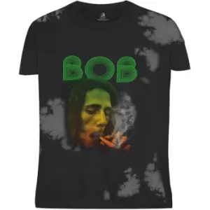 Bob Marley - Smoke Gradient Unisex XX-Large T-Shirt - Grey