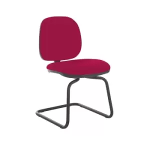 Image of Dams MTO Jota Fabric Visitors Chair with No Arms - Ocean Blue