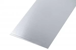 Image of Wickes Metal Sheet Plain Uncoated Aluminium 120 x 1000mm x 1.5mm