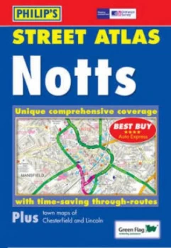 Image of Philips Street Atlas Nottinghamshire Book