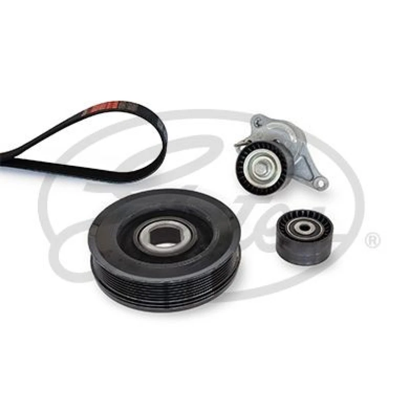 Image of GATES V-Ribbed Belt Set GATES K027PK1740